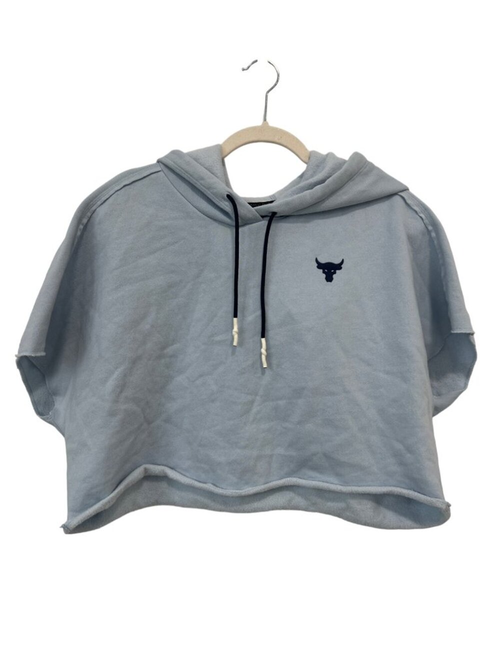 Under Armour Hoodie Medium Project Rock Fleece Crop Top Athleisure Active NEW